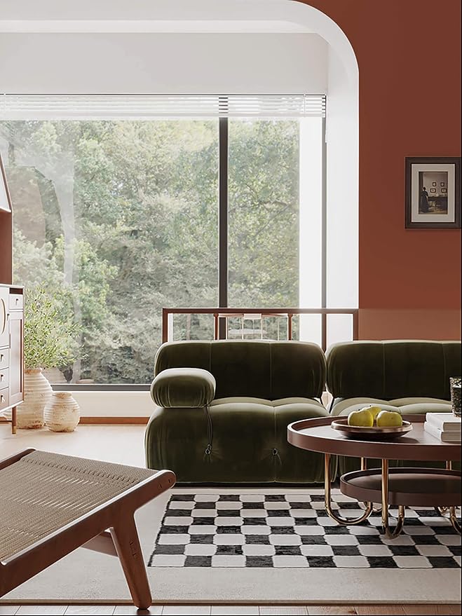 Dimoon 236''x17.7'' Orange Peel and Stick Wallpaper Contact Paper Modern Self Adhesive Wall Paper Removable Renter Friendly Textured Solid Color Shelf Cabinet Vinyl Roll (236''x17.7'',Vermilion)