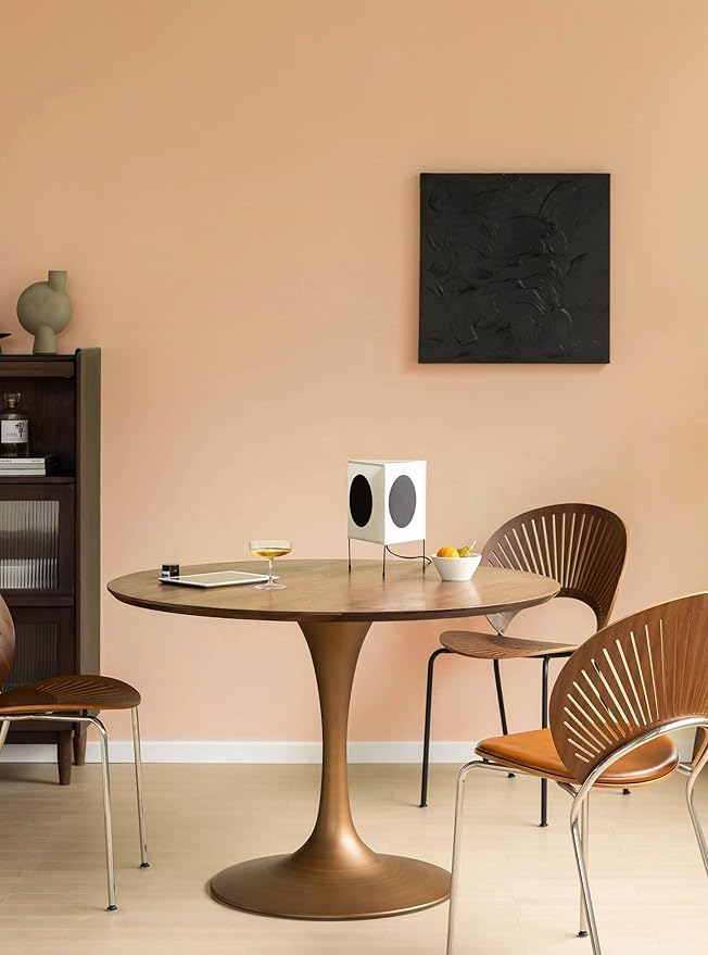 Dimoon 236''x17.7'' Orange Peel and Stick Wallpaper Contact Paper Modern Self Adhesive Wall Paper Removable Renter Friendly Textured Solid Color Shelf Cabinet Vinyl Roll (236''x17.7'',Coral Orange)