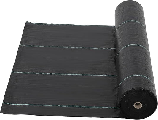 6.5 Ft x 300 Ft Heavy Duty Weed Barrier Landscape Fabric, 3Oz Professional Grade Weed Barrier Fabric for Gardening, Erosion Control & Construction, Durable Polypropylene Ground Cover