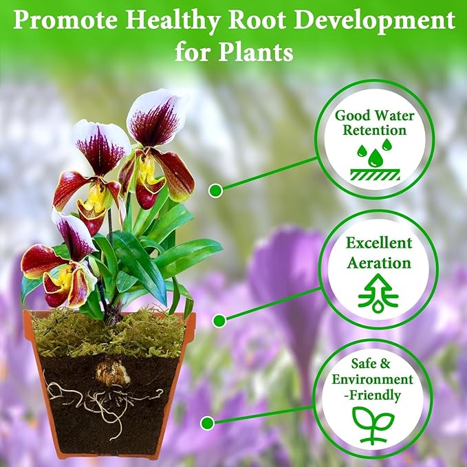 Halatool 2.2LB Forest Moss for Plants Indoor, 50QT Orchid Moss for Potting Mix, Natural Dried Sphagnum Moss Bulk for Moss Pole Succulents Garden Flowers Reptiles