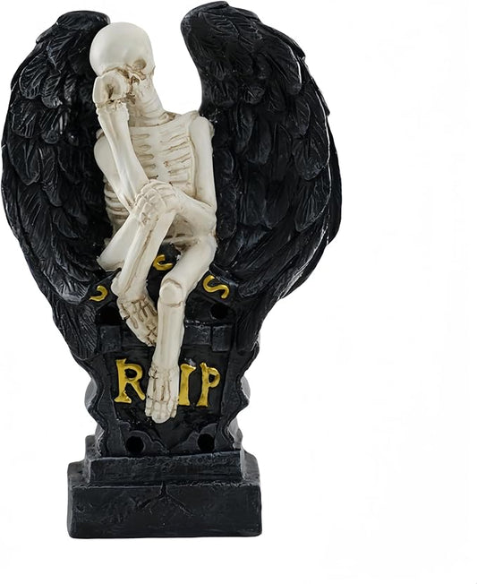 Halloween Decoration Solar Garden Statue Skeleton Spooky Hands Mummy Pumpkin Outdoor Figurines Lighted Lawn Yard Patio Porch Ornament Gift