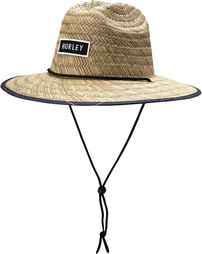 Hurley Men's Straw Hat - Bayside Lifeguard Straw Sun Hat