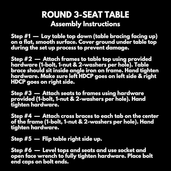 Heavy-Duty Portable Outdoor Picnic Table with Umbrella Hole, Expanded Metal Patio Dining Furniture Made in America (46" Round Top, Textured Black)