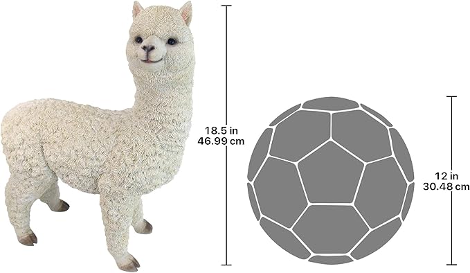 Design Toscano The Alpacalypse of Alpaca Garden Statues: Medium