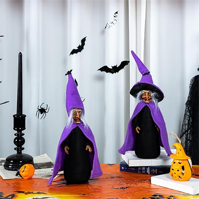 Halloween Decoration Solar Garden Statue Skeleton Spooky Hands Mummy Pumpkin Outdoor Figurines Lighted Lawn Yard Patio Porch Ornament Gift