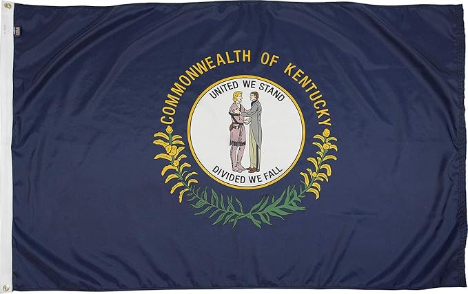 FlagSource Kentucky Nylon State Flag, Made in USA, 4x6'