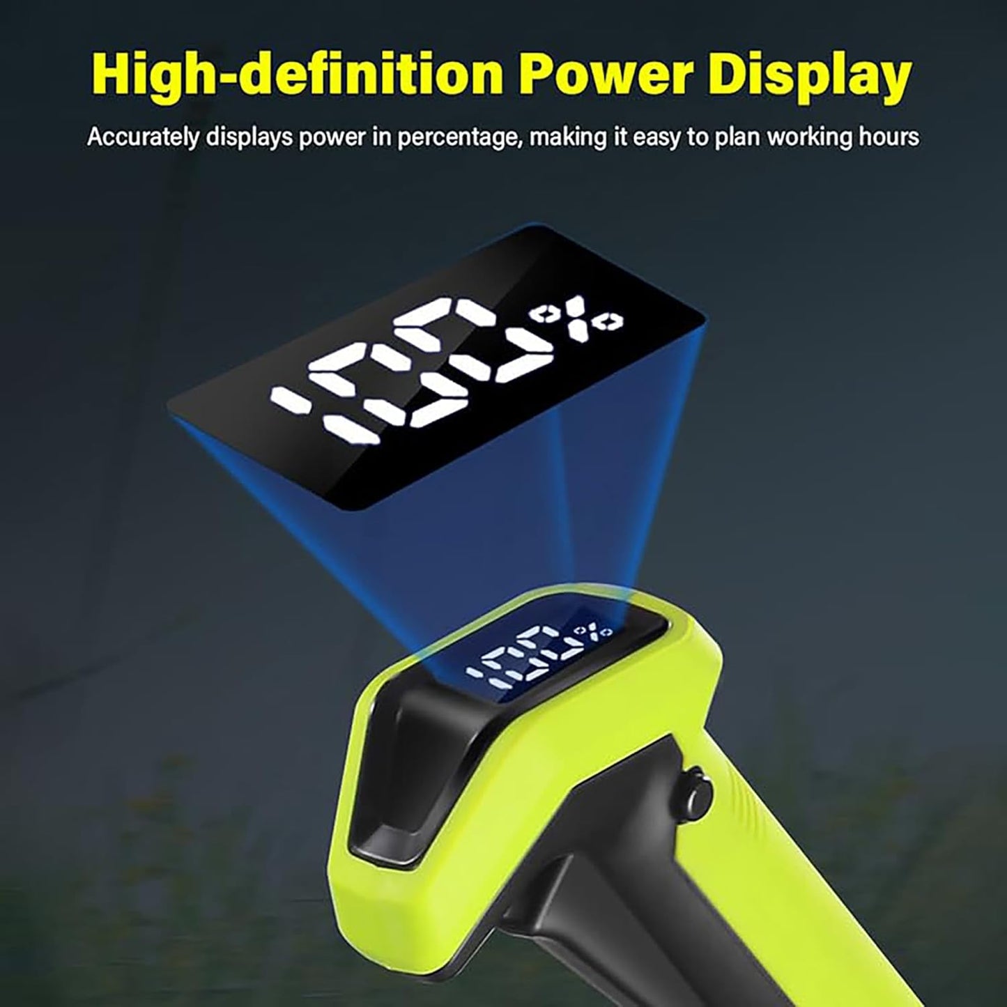 4 in 1 Cordless Weed Eater Pro, Electric Weed Wacker, Grass Trimmer Battery Powered with 2 Batteries, Brush Cutter & Grass Trimmer & Lawn Edger & Four-Wheel Assist with 3 Types of Blades