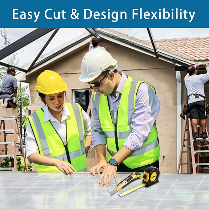 12 Pcs Polycarbonate Greenhouse Panels Waterproof UV Protected Polycarbonate Double Layer Polycarbonate Panels Sheet Corrugated Plastic for Greenhouse, Outdoor, Plant Stand Roof(4' x 2' x 0.24'')