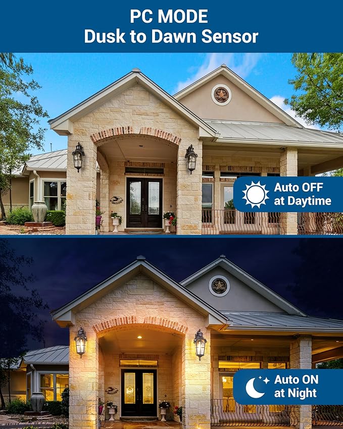 DEWENWILS Motion Sensor Outdoor Wall Lights Dusk to Dawn Exterior Light Fixture Wall Mount, Outdoor Porch Light with Water Ripple Glass, Wall Sconce Lantern for House Garage Patio