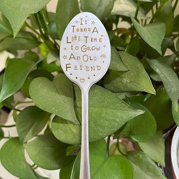 Garden Marker Friendship Gift, Garden Label Stake, Plant Marker Tag, Metal Garden Decoration Sign