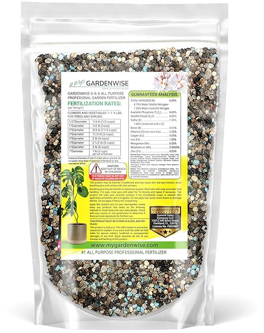 6-6-6 All-Purpose Professional Plant Food Fertilizer; Ideal for Winter Care & Spring Feeding, Perfect Balanced NPK for Indoor and Outdoor Plants (3 QUARTS)