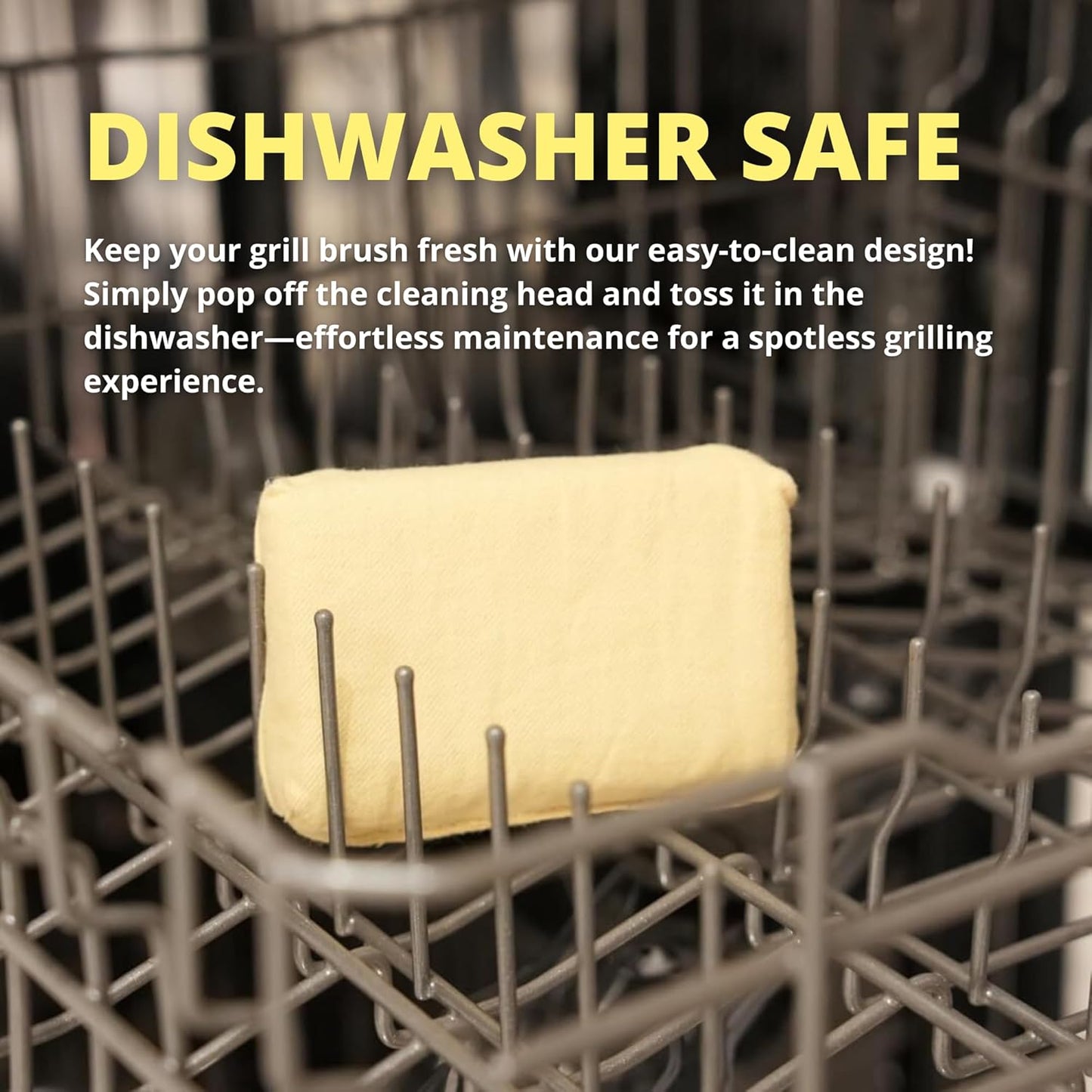 Grill Rescue BBQ Replaceable Scraper Cleaning Head, Bristle Free - Safe, Durable and Unique Scraper Tools for Cast Iron or Stainless-Steel Grates, Barbecue Cleaner (GB3000 Head)