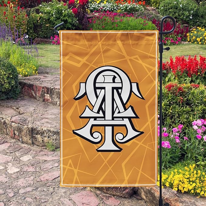 Alpha Tau Omega Licensed Flag Garden 12x19 inches Flag Banner Yard Decor Outdoor Decoration (Alpha Tau Omega #5)