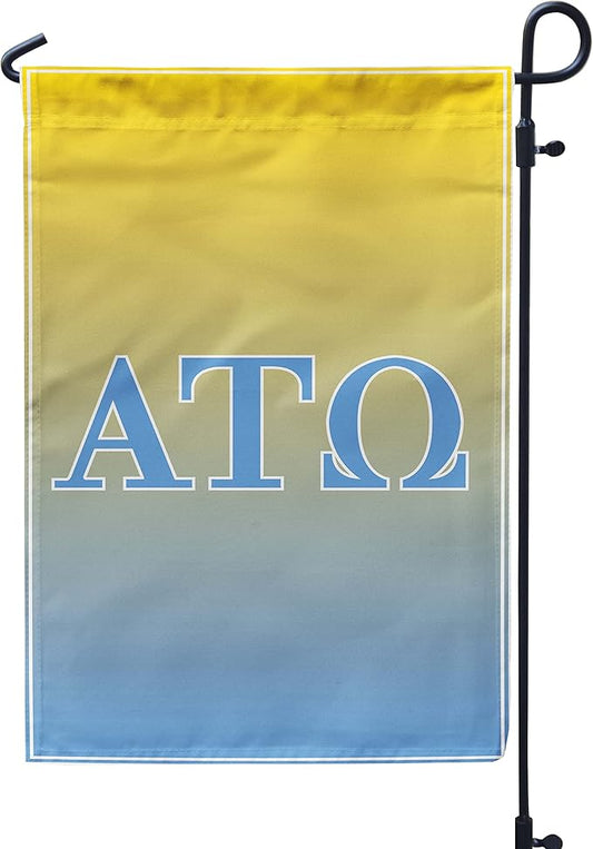 Alpha Tau Omega Licensed Flag Garden Flag Banner Yard Decor Outdoor Decoration (Alpha Tau Omega #1)