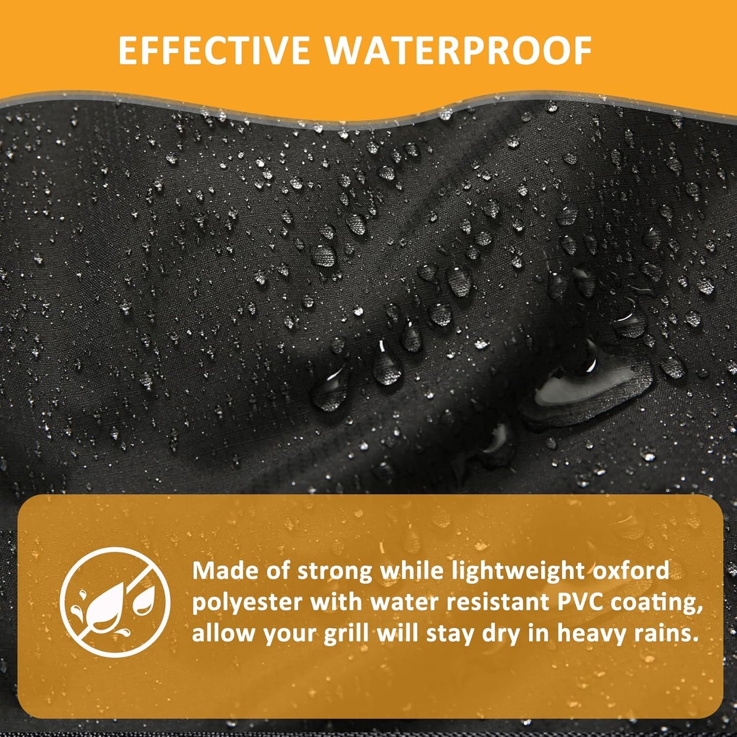 Grill Cover for Char-Griller Flat Iron 2 Burner Outdoor Gas Griddle Grill, 45 inch Outdoor Heavy Duty Waterproof UV Resistant Cover, Outdoor BBQ Accessories