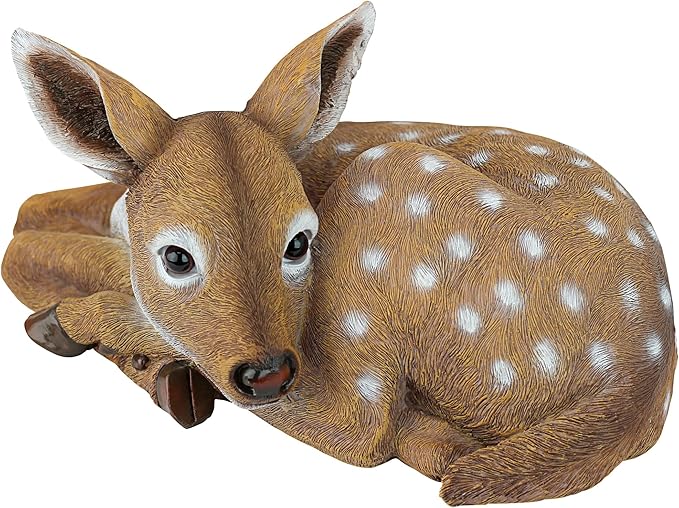 Design Toscano Hershel, the Forest Fawn Baby Deer Statue