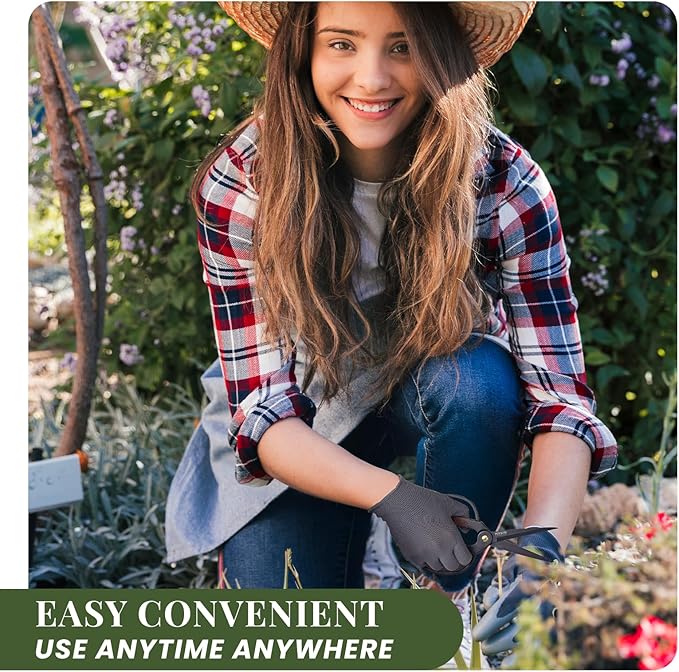 Garden Flower Bonsai Scissors,Walnut Wide Handles Pruning Gardening Scissors Floral Shears for Gardening,Succulent Harvest, and Precision Plant Trimming Care