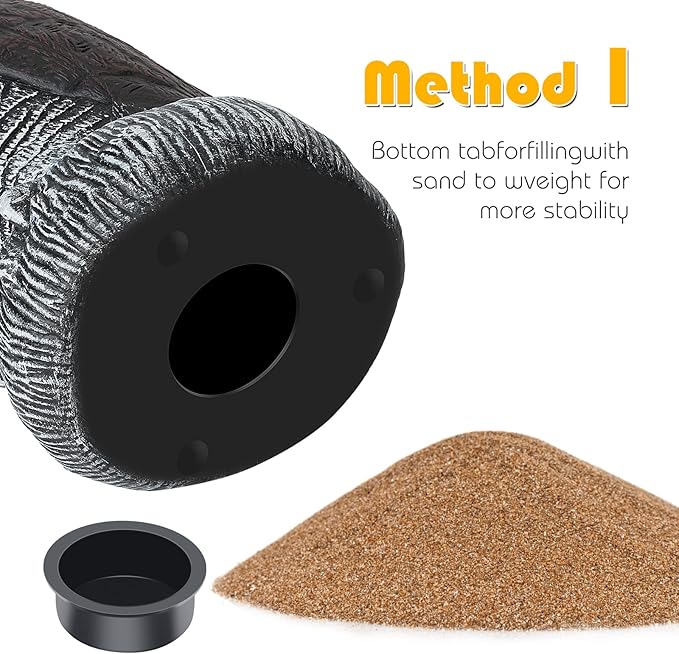 3-Pack Owl Decoys for Bird Deterrent - Weatherproof Bird Repellent Devices for Outdoor Use - Plastic Owls to Scare Birds Away and Control Garden Pests