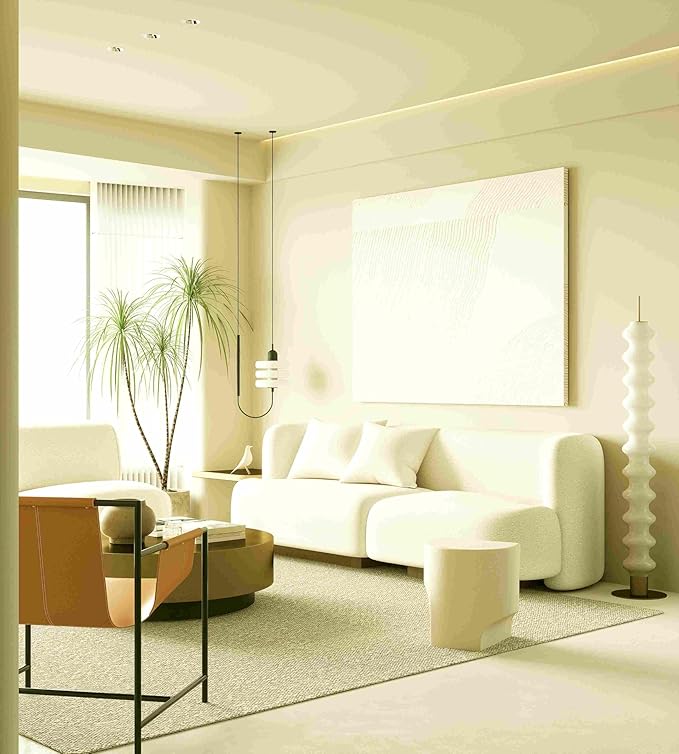 Dimoon 78.7''x15.7'' Beige Skin Peel and Stick Wallpaper Contact Paper Modern Self Adhesive Wall Paper Removable Renter Friendly Textured Solid Shelf Cabinet Vinyl Roll (78.7''x15.7'',Beige Skin)