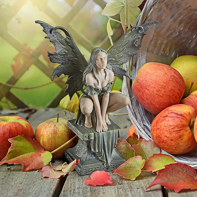 Design Toscano Small Celtic Fairy Perilous Perch Statue