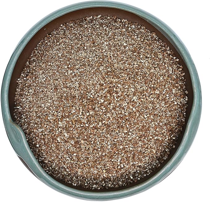 50QT Horticultural Vermiculite Bulk, Organic Vermiculite for Plants, Course Grade Vermiculite for Gardening, for houseplants, for Mushrooms, to Maintain Soil Moisture and Plant Growth(2-4mm)