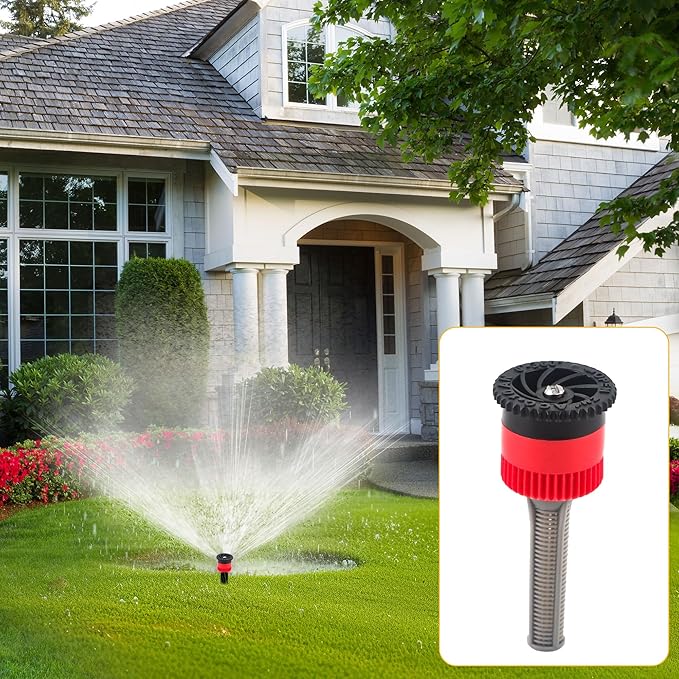 24 Pcs Variable Arc Nozzle Adjustable Sprinkler Nozzle High Efficiency Replacement Pop-up Sprinkler Heads Compatible for Sprinklers, 10VAN