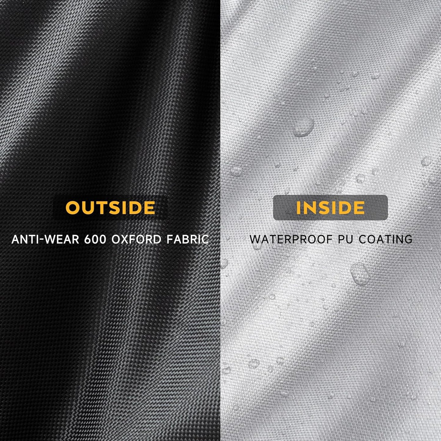 Grill Cover for Charbroil Grill2Go X200 Single Burner Gas Grill, Heavy-Duty 600D Tabletop BBQ Cover for CharBroil 1-Burner Portable Propane Gas Grill 17402049