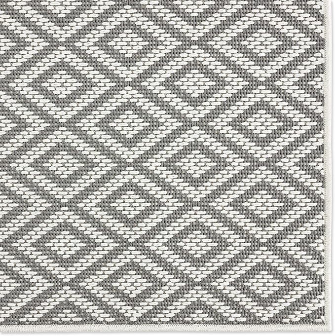 Home Dynamix Tripoli Lydia Geometric Area Rug, Gray/Cream, 6'6"x9'6" Rectangle