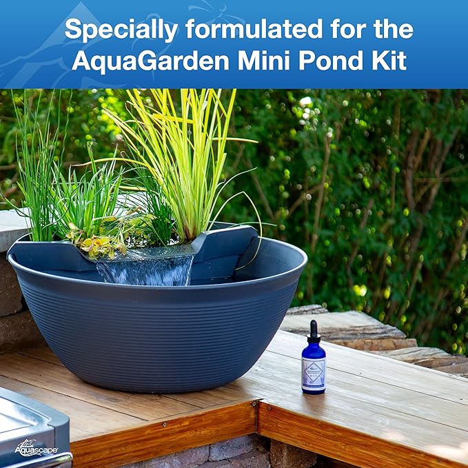 Aquascape AquaGarden Pond and Fountain Maintenance Water Treatment, 4-in-1, 4 oz, 96098