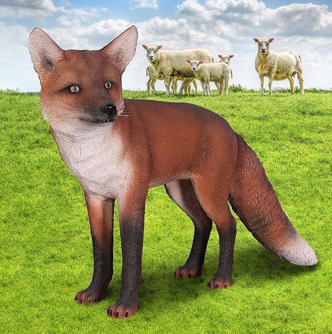 Design Toscano NE100103 European Red Fox Statue, full color